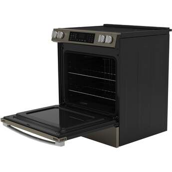 30 Inch Slide-In Electric Smart Range with 5 Smoothtop Elements, 5.3 cu. ft. Convection Oven, Power Boil™ Burner, Warming Zone, Storage Drawer, Sabbath Mode, Steam Clean, and ADA Compliant: Slate With Stainless Handle — thumbnail 35