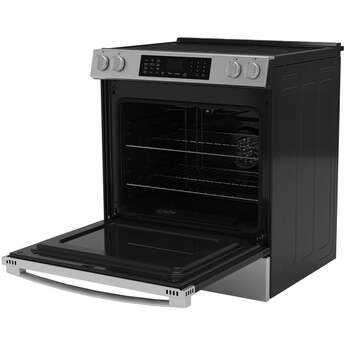 30 Inch Slide-In Electric Smart Range with 5 Smoothtop Elements, 5.3 cu. ft. Convection Oven, Power Boil™ Burner, Warming Zone, Storage Drawer, Sabbath Mode, Steam Clean, and ADA Compliant: Anti Fingerprint Stainless — thumbnail 17