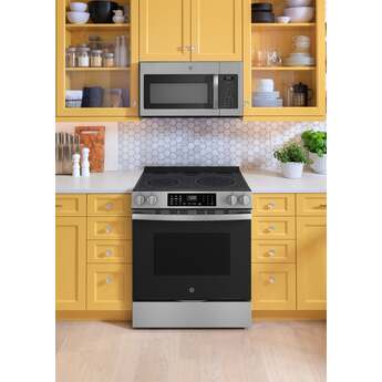 30 Inch Slide-In Electric Smart Range with 5 Smoothtop Elements, 5.3 cu. ft. Convection Oven, Power Boil™ Burner, Warming Zone, Storage Drawer, Sabbath Mode, Steam Clean, and ADA Compliant: Anti Fingerprint Stainless — thumbnail 20