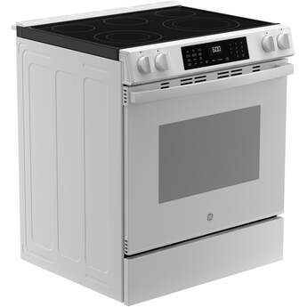 30 Inch Slide-In Electric Smart Range with 5 Smoothtop Elements, 5.3 cu. ft. Convection Oven, Power Boil™ Burner, Warming Zone, Storage Drawer, Sabbath Mode, Steam Clean, and ADA Compliant: White — thumbnail 10