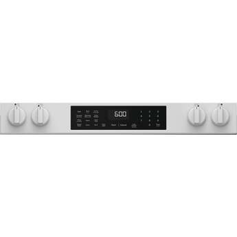30 Inch Slide-In Electric Smart Range with 5 Smoothtop Elements, 5.3 cu. ft. Convection Oven, Power Boil™ Burner, Warming Zone, Storage Drawer, Sabbath Mode, Steam Clean, and ADA Compliant: White — thumbnail 2