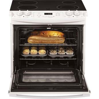 30 Inch Drop In Electric Range: White on White or True White — thumbnail 5