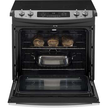 30 Inch Drop-In Electric Range with 4 Smoothtop Elements, 4.4 cu. ft. Oven Capacity, Ceramic Glass Cooktop, Dual Element Bake, Self-Clean, Delay Bake, Sabbath Mode, Power Boil, UL Listed, and ADA Compliant: Stainless Steel — thumbnail 6