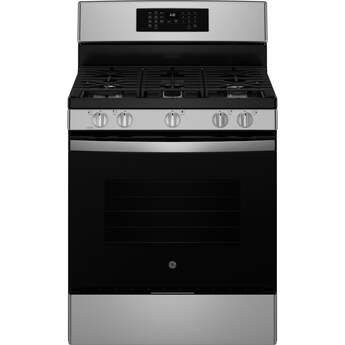 GE 30 Inch Freestanding Convection Oven With Self Cleaning: Stainless Steel