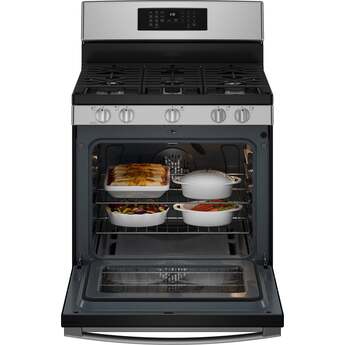 GE 30 Inch Freestanding Convection Oven With Self Cleaning: Stainless Steel — thumbnail 35
