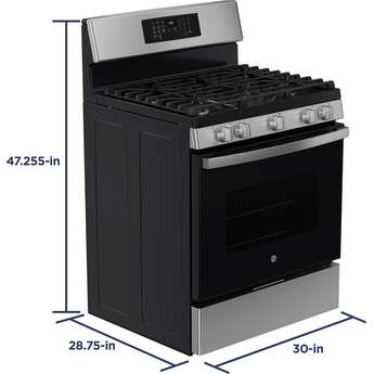 GE 30 Inch Freestanding Convection Oven With Self Cleaning: Stainless Steel — thumbnail 46