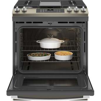 GE JGS760EPES 30 Inch Slate Slide-in Gas Convection Range — thumbnail 6
