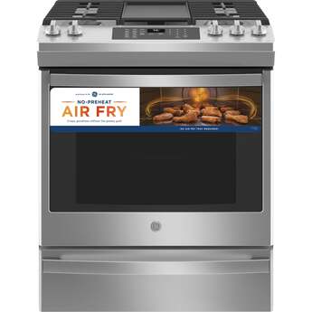 GE JGS760SPSS 30 Inch Stainless Steel Slide-in Gas Convection Range — thumbnail 5