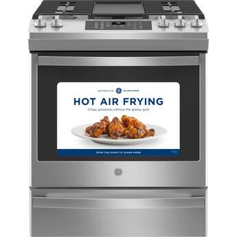 GE JGS760SPSS 30 Inch Stainless Steel Slide-in Gas Convection Range — thumbnail 6