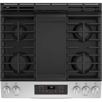 GE 30" Stainless Steel Gas Slide-In Sealed Burner Range — thumbnail 13