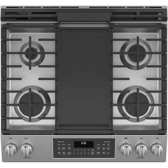 GE JGSS86SPSS 30 Inch Stainless Steel Slide-in Gas Range, in Stainless Steel — thumbnail 10