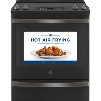 GE JS760FPDS 30 Inch Black Slate Slide-in Electric Range, in Black Slate — thumbnail 10