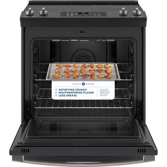 GE JS760FPDS 30 Inch Black Slate Slide-in Electric Range, in Black Slate — thumbnail 15