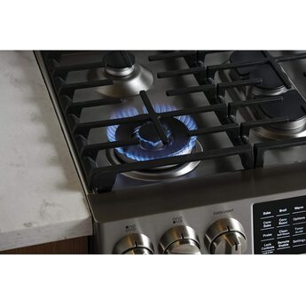 GE Profile 30" Stainless Steel Gas Slide-In Sealed Burner Range - Convection - ADA Compliant — thumbnail 4