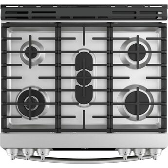 GE Profile 30" Stainless Steel Gas Slide-In Sealed Burner Range - Convection - ADA Compliant — thumbnail 6