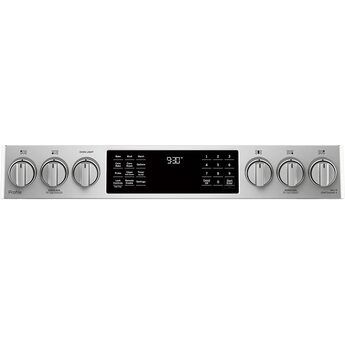 GE Profile 30" Stainless Steel Gas Slide-In Sealed Burner Range - Convection - ADA Compliant — thumbnail 8