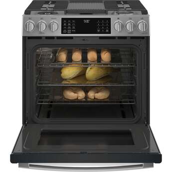 GE Profile PGS930YPFS 30 Inch Stainless Steel Slide-in Gas Convection Range — thumbnail 7