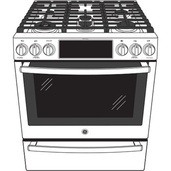 GE Profile PGS930YPFS 30 Inch Stainless Steel Slide-in Gas Convection Range — thumbnail 9