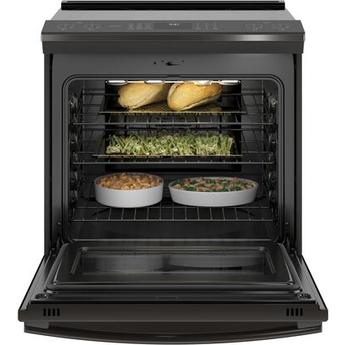 GE Profile PHS930BPTS 30 Inch Fingerprint Resistant Black Stainless Steel Induction Slide-in Electric Convection Range — thumbnail 5