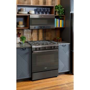 Haier 30" Black Stainless Steel Natural Gas Slide-In Sealed Burner Range - Convection — thumbnail 27