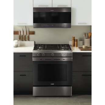 Haier 30" Black Stainless Steel Natural Gas Slide-In Sealed Burner Range - Convection — thumbnail 28