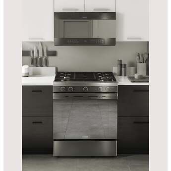Haier 30" Black Stainless Steel Natural Gas Slide-In Sealed Burner Range - Convection — thumbnail 9