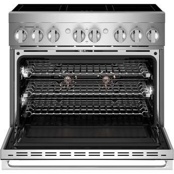 Jenn Air 36 Inch Freestanding Induction Smart Range with 6 Heating Elements, 5.1 cu. ft. Oven Capacity, Flex-Choice™ Zones, Halo-Effect Knobs, Dual-Fan True Convection and Pan Detection: Noir — thumbnail 7