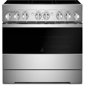 Jenn Air 36 Inch Freestanding Induction Smart Range with 6 Heating Elements, 5.1 cu. ft. Oven Capacity, Flex-Choice™ Zones, Halo-Effect Knobs, Dual-Fan True Convection and Pan Detection: Noir — thumbnail 8