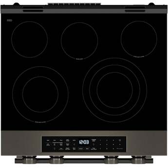 KitchenAid 5.3 Cu. Ft. Smart Slide-in Electric Range with Two Even-Heat™ Hyper Elements and Convection Cooking Modes: Black Ore — thumbnail 13
