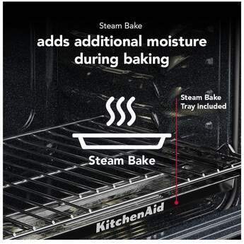 KitchenAid 5.3 Cu. Ft. Smart Slide-in Electric Range with Two Even-Heat™ Hyper Elements and Convection Cooking Modes: Black Ore — thumbnail 4