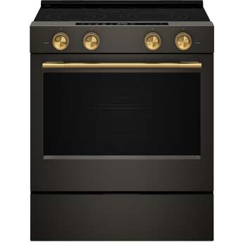 KitchenAid 5.3 Cu. Ft. Smart Slide-in Electric Range with Two Even-Heat™ Hyper Elements and Convection Cooking Modes: Black Ore — thumbnail 8