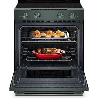 KitchenAid 5.3 Cu. Ft. Smart Slide-in Electric Range with Two Even-Heat™ Hyper Elements and Convection Cooking Modes: Juniper — thumbnail 7