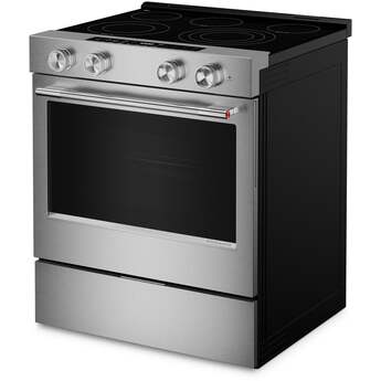 KitchenAid 5.3 Cu. Ft. Smart Slide-in Electric Range with Two Even-Heat™ Hyper Elements and Convection Cooking Modes: Stainless Steel — thumbnail 10