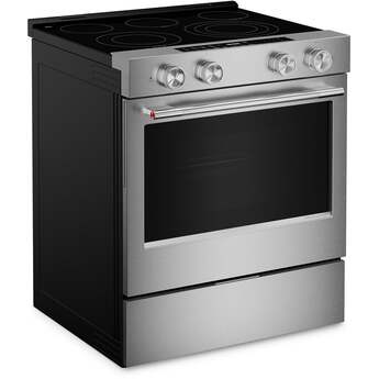 KitchenAid 5.3 Cu. Ft. Smart Slide-in Electric Range with Two Even-Heat™ Hyper Elements and Convection Cooking Modes: Stainless Steel — thumbnail 11