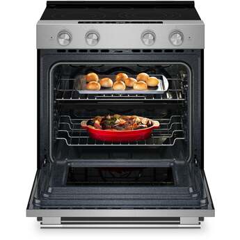 KitchenAid 5.3 Cu. Ft. Smart Slide-in Electric Range with Two Even-Heat™ Hyper Elements and Convection Cooking Modes: Stainless Steel — thumbnail 15