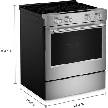 KitchenAid 5.3 Cu. Ft. Smart Slide-in Electric Range with Two Even-Heat™ Hyper Elements and Convection Cooking Modes: Stainless Steel — thumbnail 28