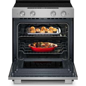 KitchenAid 5.3 Cu. Ft. Smart Slide-in Electric Range with Two Even-Heat™ Hyper Elements and Convection Cooking Modes: Stainless Steel — thumbnail 48