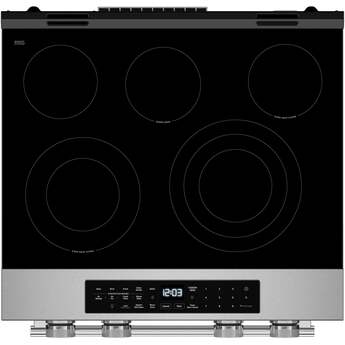 KitchenAid 5.3 Cu. Ft. Smart Slide-in Electric Range with Two Even-Heat™ Hyper Elements and Convection Cooking Modes: Stainless Steel — thumbnail 6