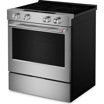 KitchenAid 5.3 Cu. Ft. Smart Slide-in Electric Range with Two Even-Heat™ Hyper Elements and Convection Cooking Modes: Stainless Steel — thumbnail 8