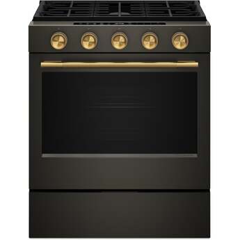 KitchenAid 5.0 Cu. Ft. Smart Slide-in Gas Range with Convection Cooking Modes and 2-in-1 Burner: Black Ore — thumbnail 15
