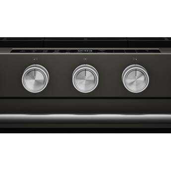 KitchenAid 5.0 Cu. Ft. Smart Slide-in Gas Range with Convection Cooking Modes and 2-in-1 Burner: Black Ore — thumbnail 20