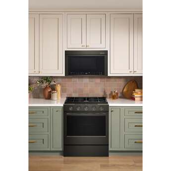 KitchenAid 5.0 Cu. Ft. Smart Slide-in Gas Range with Convection Cooking Modes and 2-in-1 Burner: Black Ore — thumbnail 3