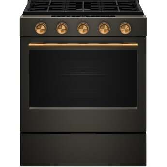 KitchenAid 5.0 Cu. Ft. Smart Slide-in Gas Range with Convection Cooking Modes and 2-in-1 Burner: Black Ore — thumbnail 40