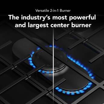 KitchenAid 5.0 Cu. Ft. Smart Slide-in Gas Range with Convection Cooking Modes and 2-in-1 Burner: Black Ore — thumbnail 43
