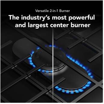 KitchenAid 5.0 Cu. Ft. Smart Slide-in Gas Range with Convection Cooking Modes and 2-in-1 Burner: Black Ore — thumbnail 46