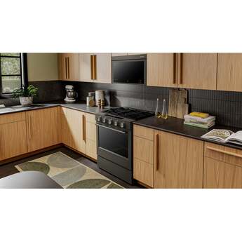 KitchenAid 5.0 Cu. Ft. Smart Slide-in Gas Range with Convection Cooking Modes and 2-in-1 Burner: Black Ore — thumbnail 6