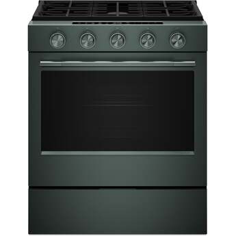 KitchenAid 5.0 Cu. Ft. Smart Slide-in Gas Range with Convection Cooking Modes and 2-in-1 Burner: Juniper