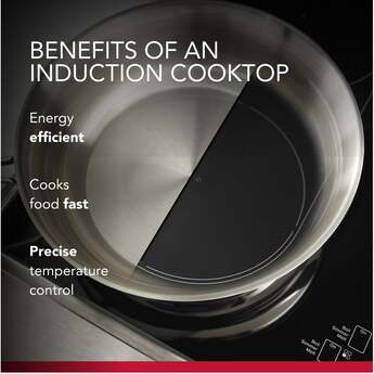 KitchenAid 30 Inch Slide-In Induction Range with 4 Elements, 6.4 cu. ft. Even-Heat™ True Convection Oven, Bridge Zone, Storage Drawer, Air Fry, Steam Bake, AquaLift® Self-Clean, and ADA Compliant: Stainless Steel — thumbnail 12