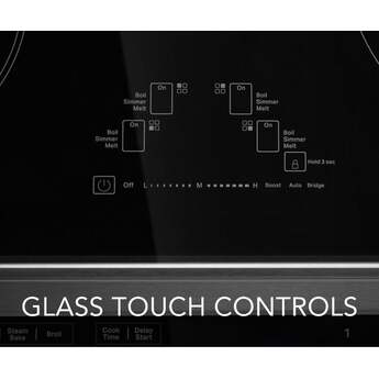 KitchenAid 30 Inch Slide-In Induction Range with 4 Elements, 6.4 cu. ft. Even-Heat™ True Convection Oven, Bridge Zone, Storage Drawer, Air Fry, Steam Bake, AquaLift® Self-Clean, and ADA Compliant: Stainless Steel — thumbnail 17