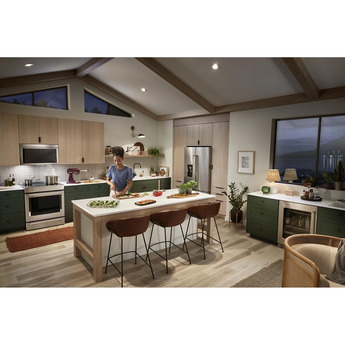 KitchenAid 30 Inch Slide-In Induction Range with 4 Elements, 6.4 cu. ft. Even-Heat™ True Convection Oven, Bridge Zone, Storage Drawer, Air Fry, Steam Bake, AquaLift® Self-Clean, and ADA Compliant: Stainless Steel — thumbnail 18